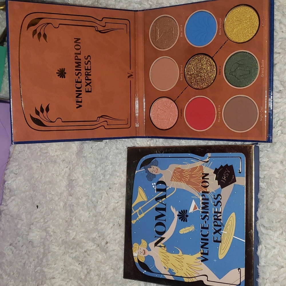 NIB NOMAD cosmetics Venice-Simplon Express Eyeshadow Palette